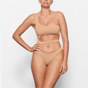 SKIMS Swim One Shoulder Monokini